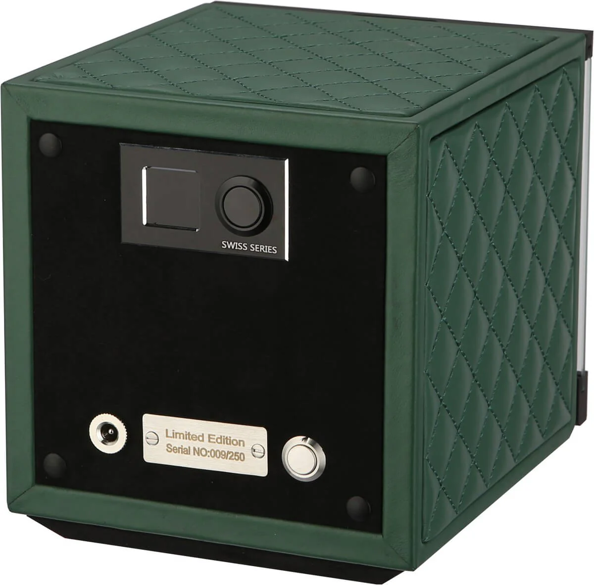 Benson Watch Winder Single Swiss Series 1.20 Green Leather Limited Edition - Image 3