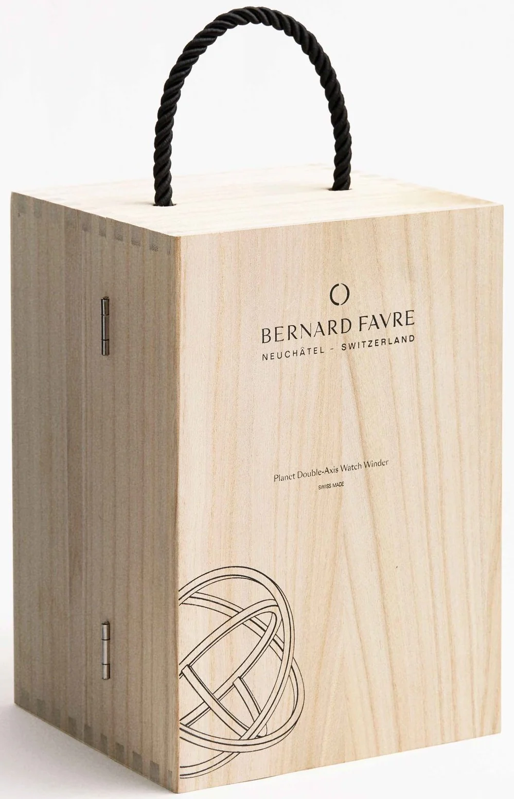 Bernard Favre Watch Winder Planet Double Axis Black Base - Image 2