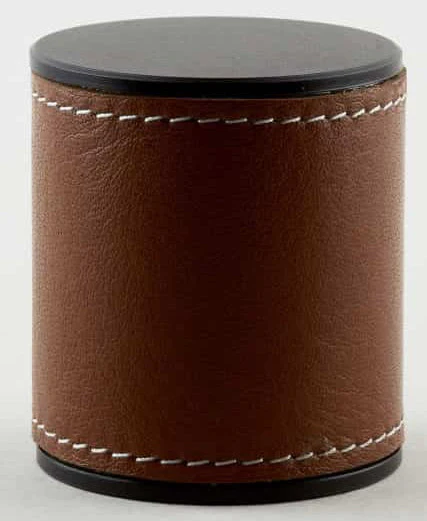 Bernard Favre Watchmakers Eye Loupe Black Tool Black Aluminium With Brown Leather - Image 2