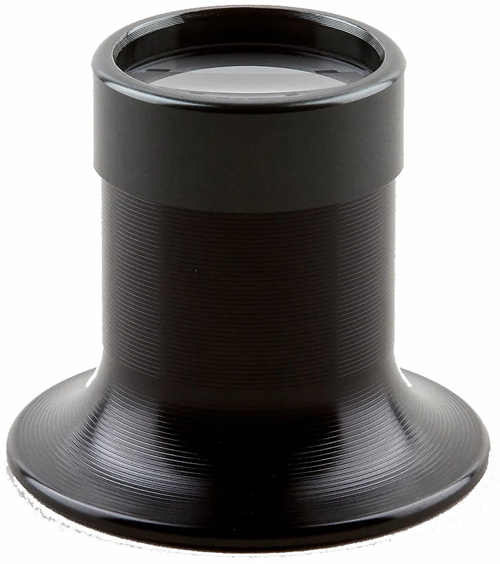 Bernard Favre Watchmakers Eye Loupe Black Tool Silver Aluminium With Green Leather - Image 3