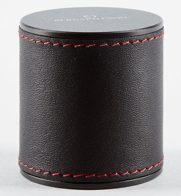 Bernard Favre Watchmakers Eye Loupe Blue Tool Black Aluminium With Black Leather Red Stitching - Image 3