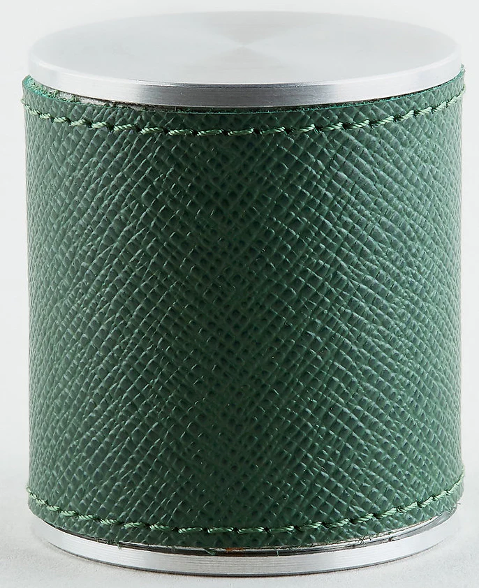 Bernard Favre Watchmakers Eye Loupe Blue Tool Silver Aluminium With Green Leather - Image 2