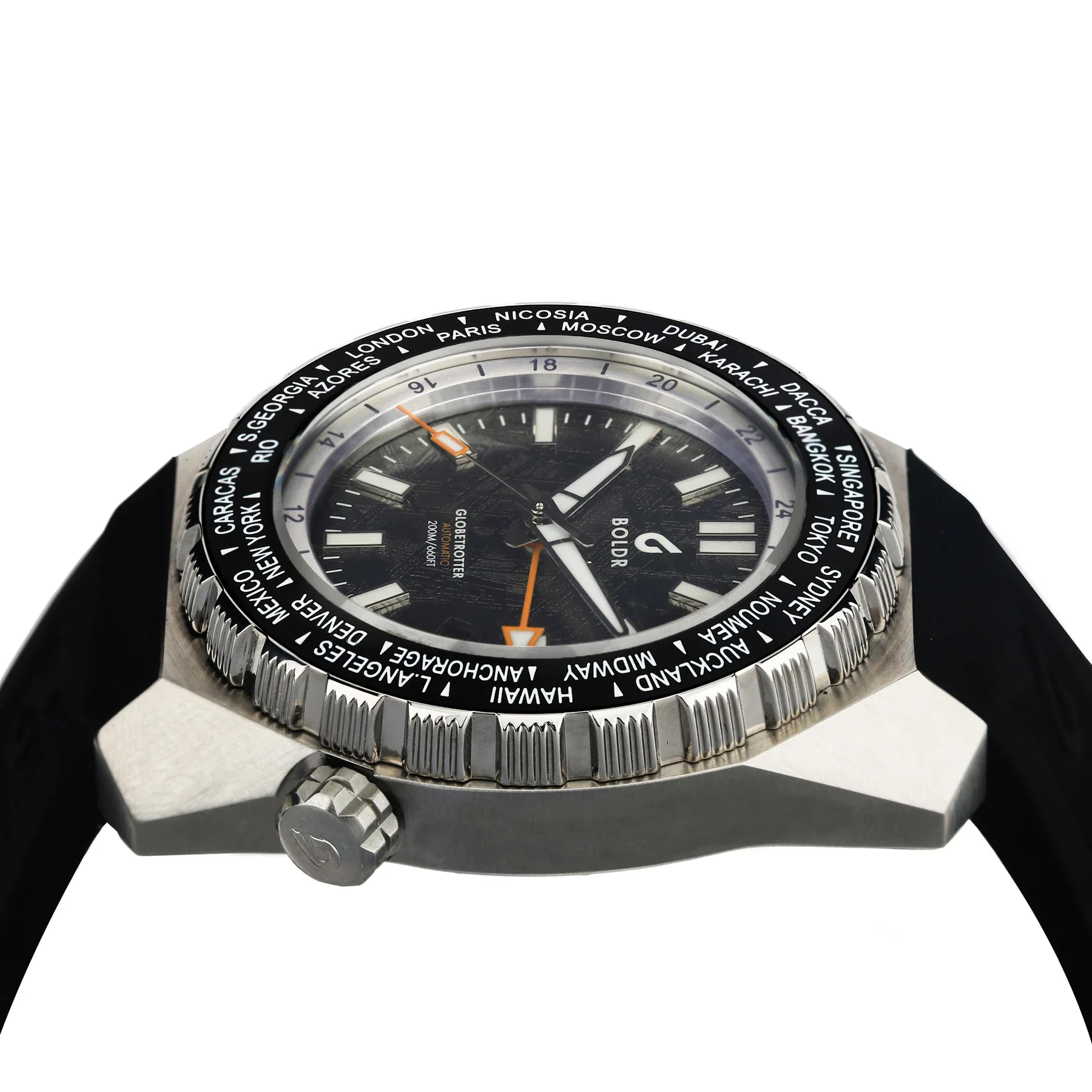 Boldr Watch Globetrotter GMT Meteoblack - Image 4