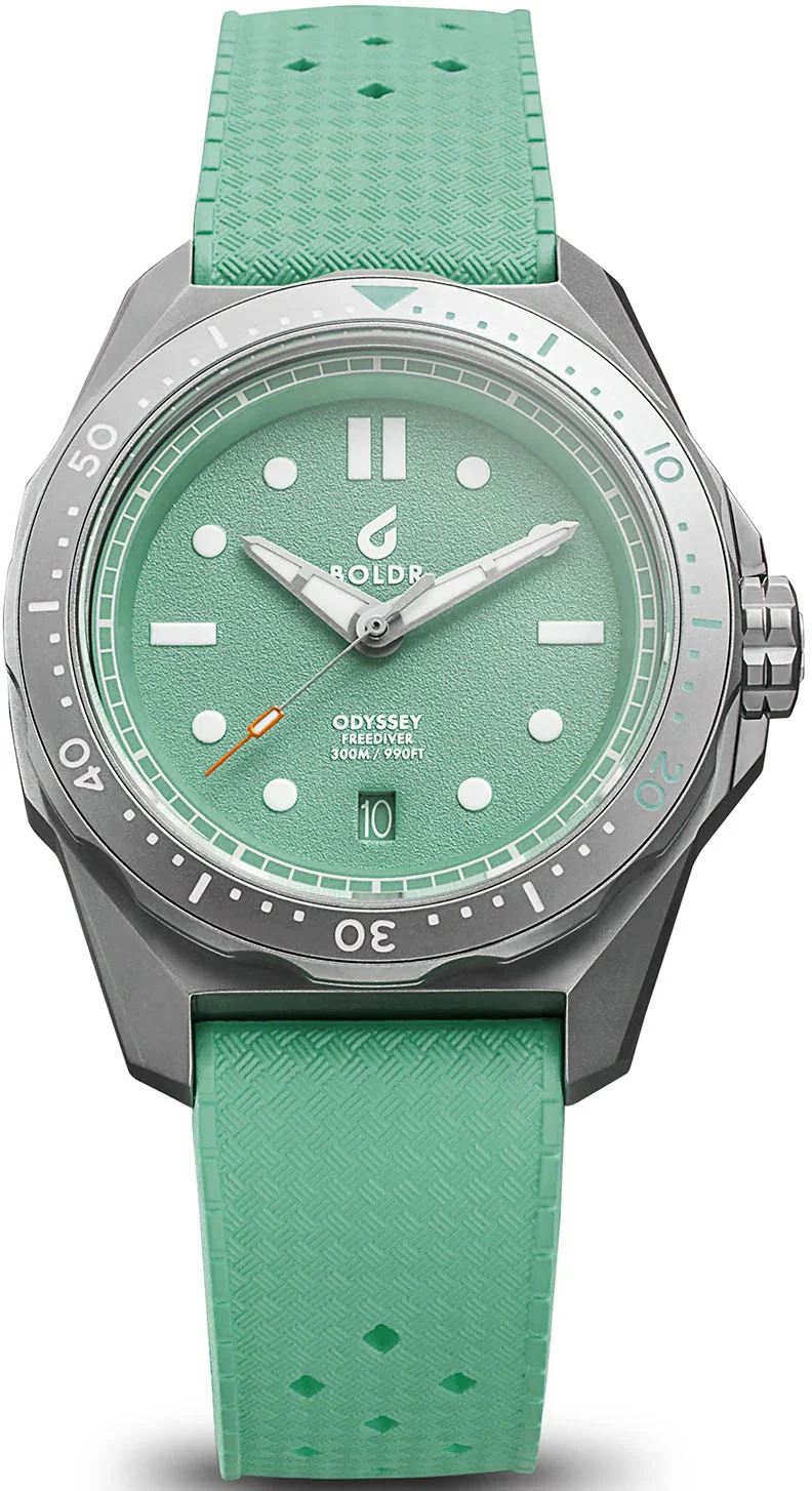 Boldr Watch Odyssey Freediver Mint Green Limited Edition D