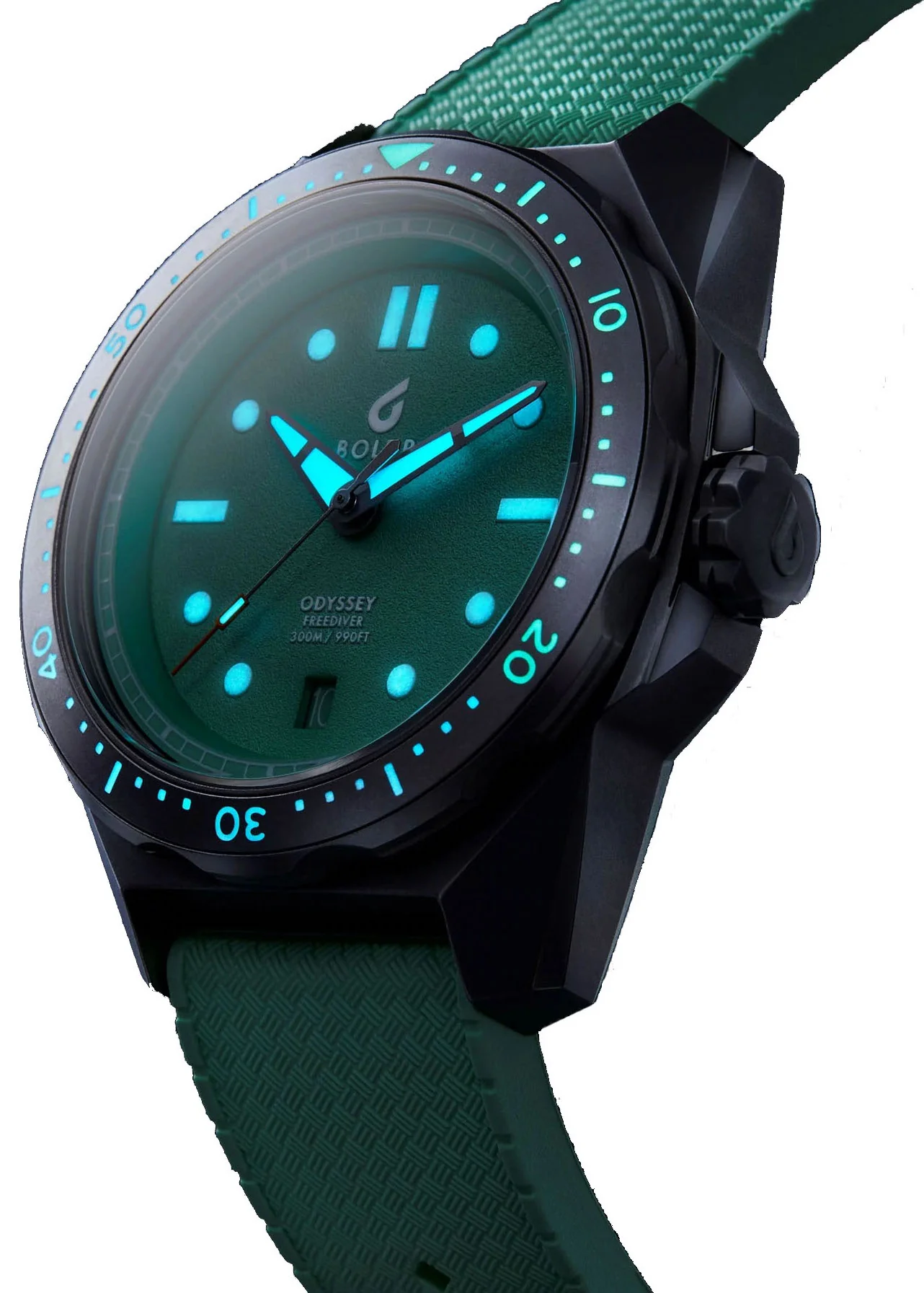 Boldr Watch Odyssey Freediver Mint Green Limited Edition D - Image 3