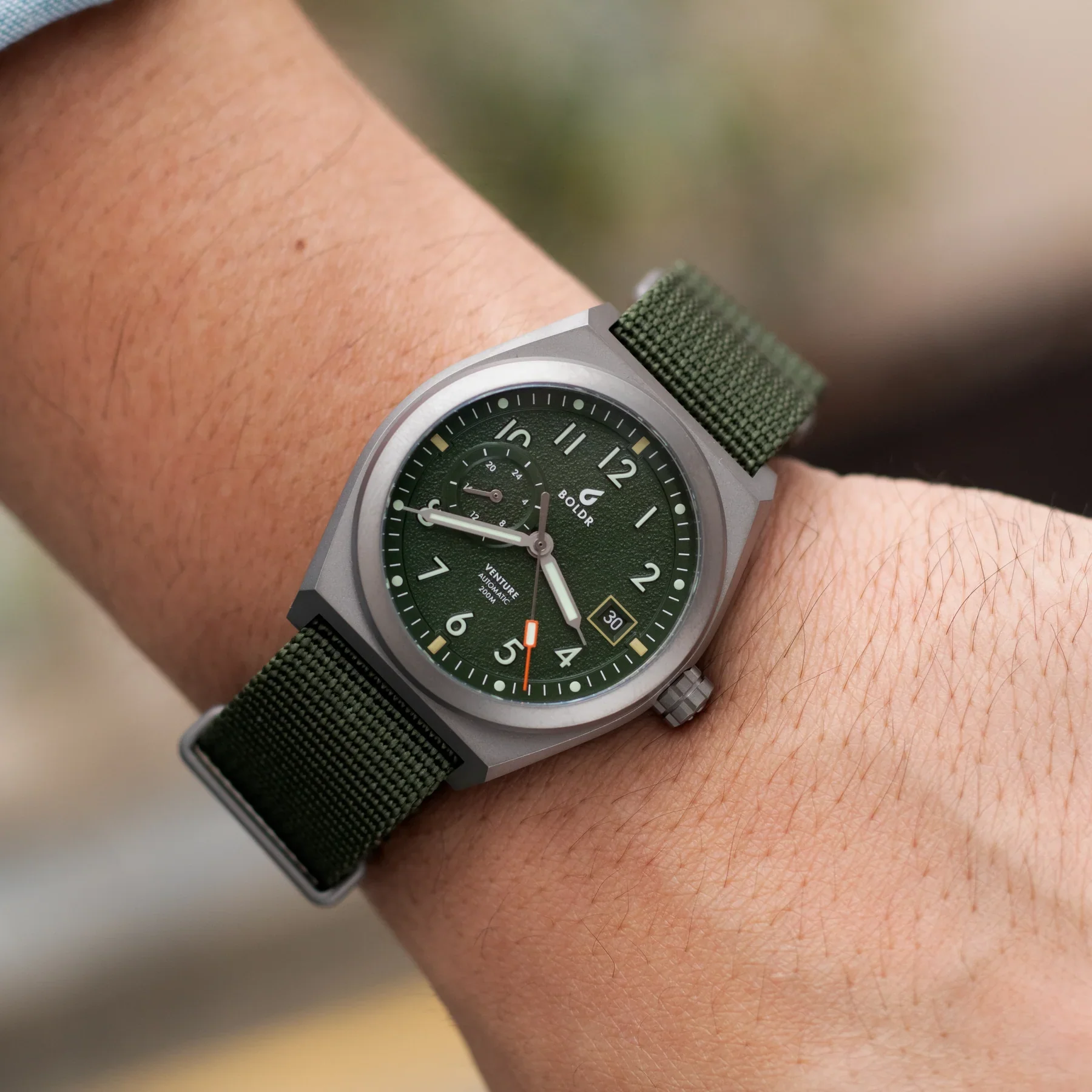Boldr Watch Wayfarer Olive - Image 3