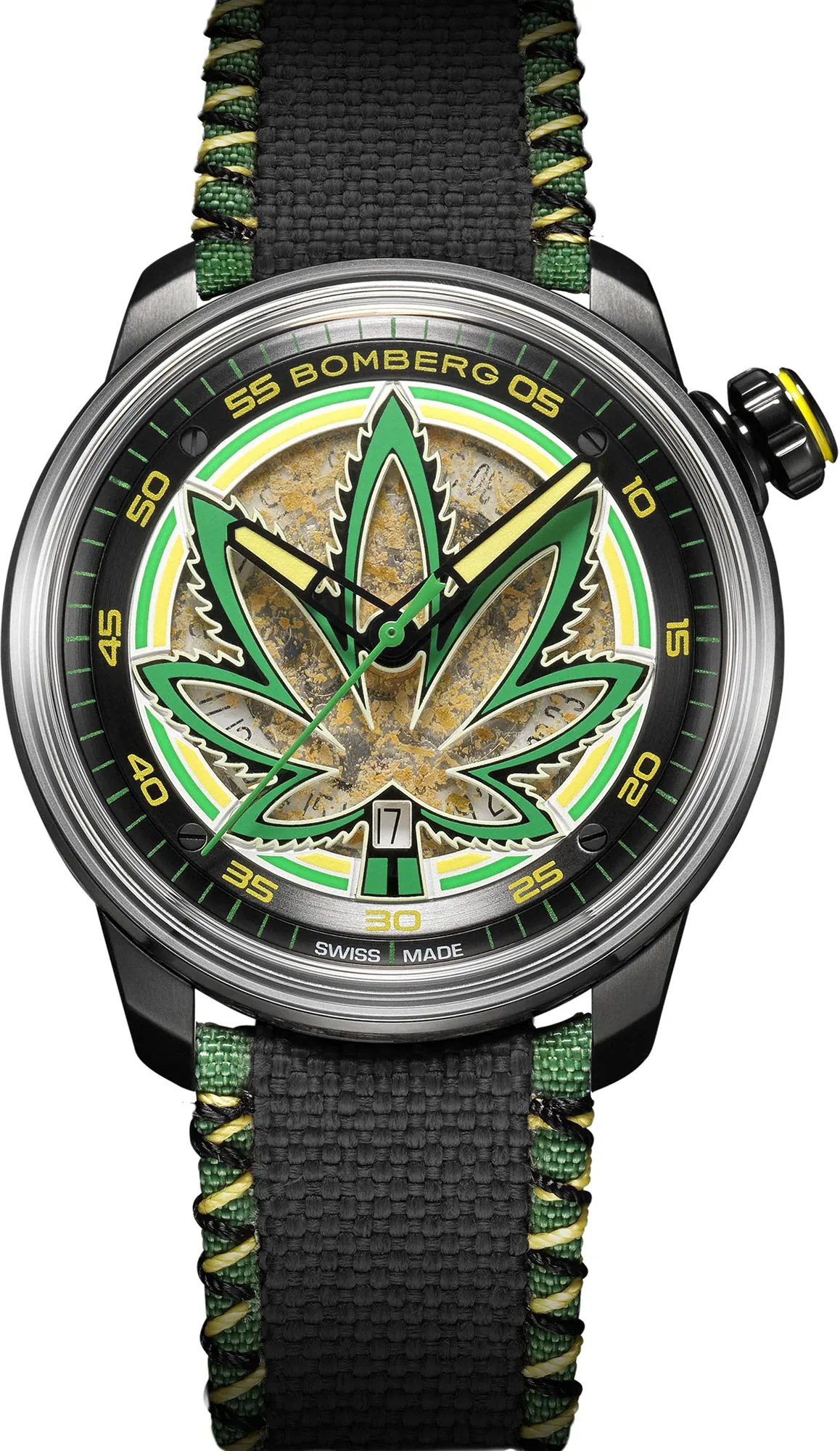 Bomberg BB-01 Auto Cure The Bulldog Black Limited Edition Watch
