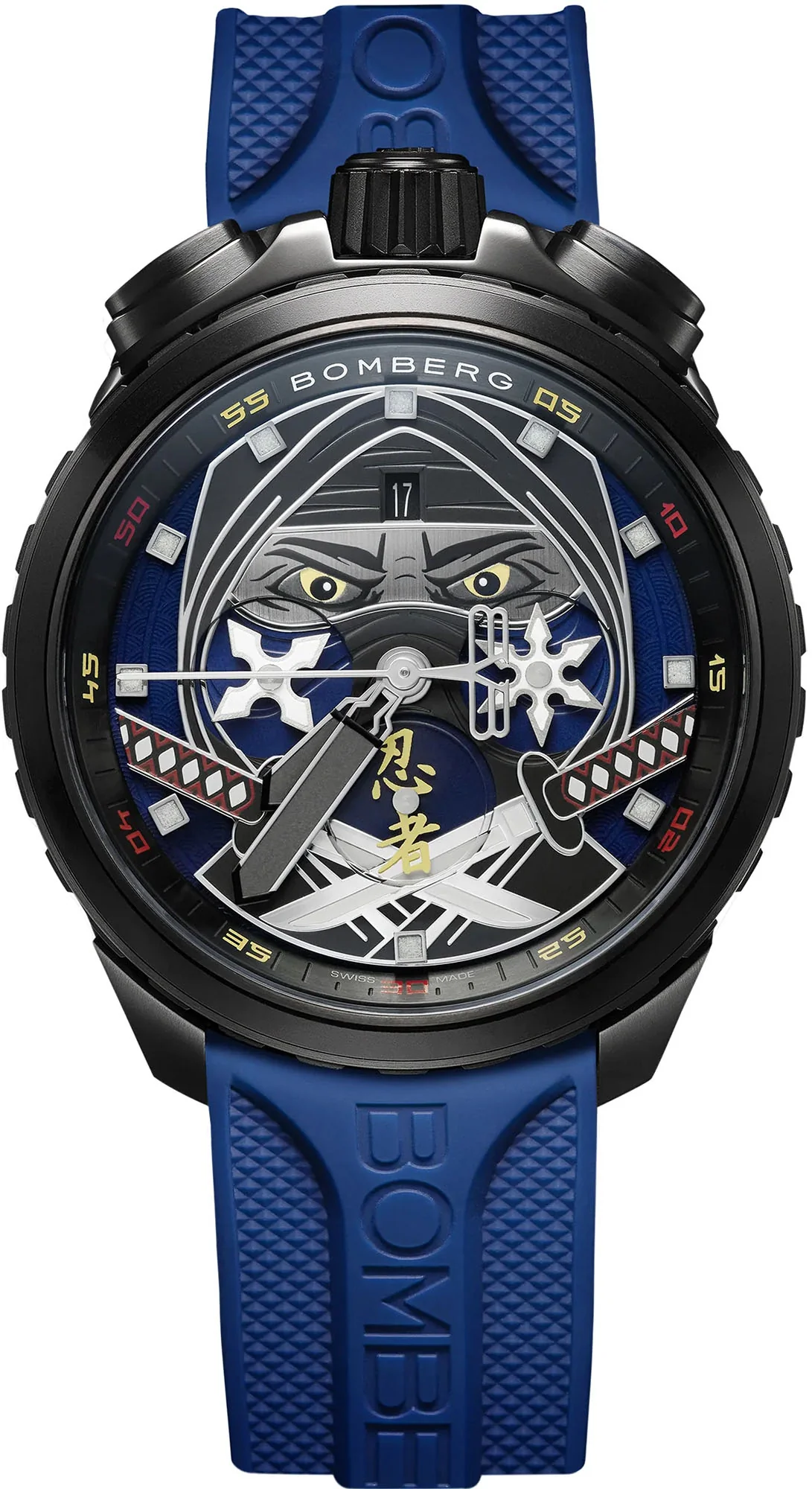 Bomberg Bolt-68 Ninja Blue Limited Edition Watch