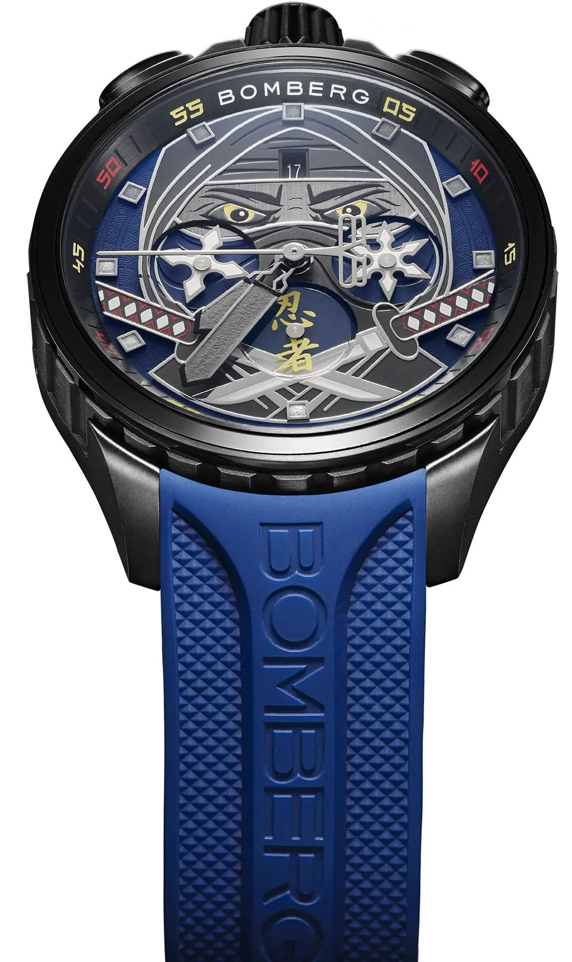 Bomberg Bolt-68 Ninja Blue Limited Edition Watch - Image 2