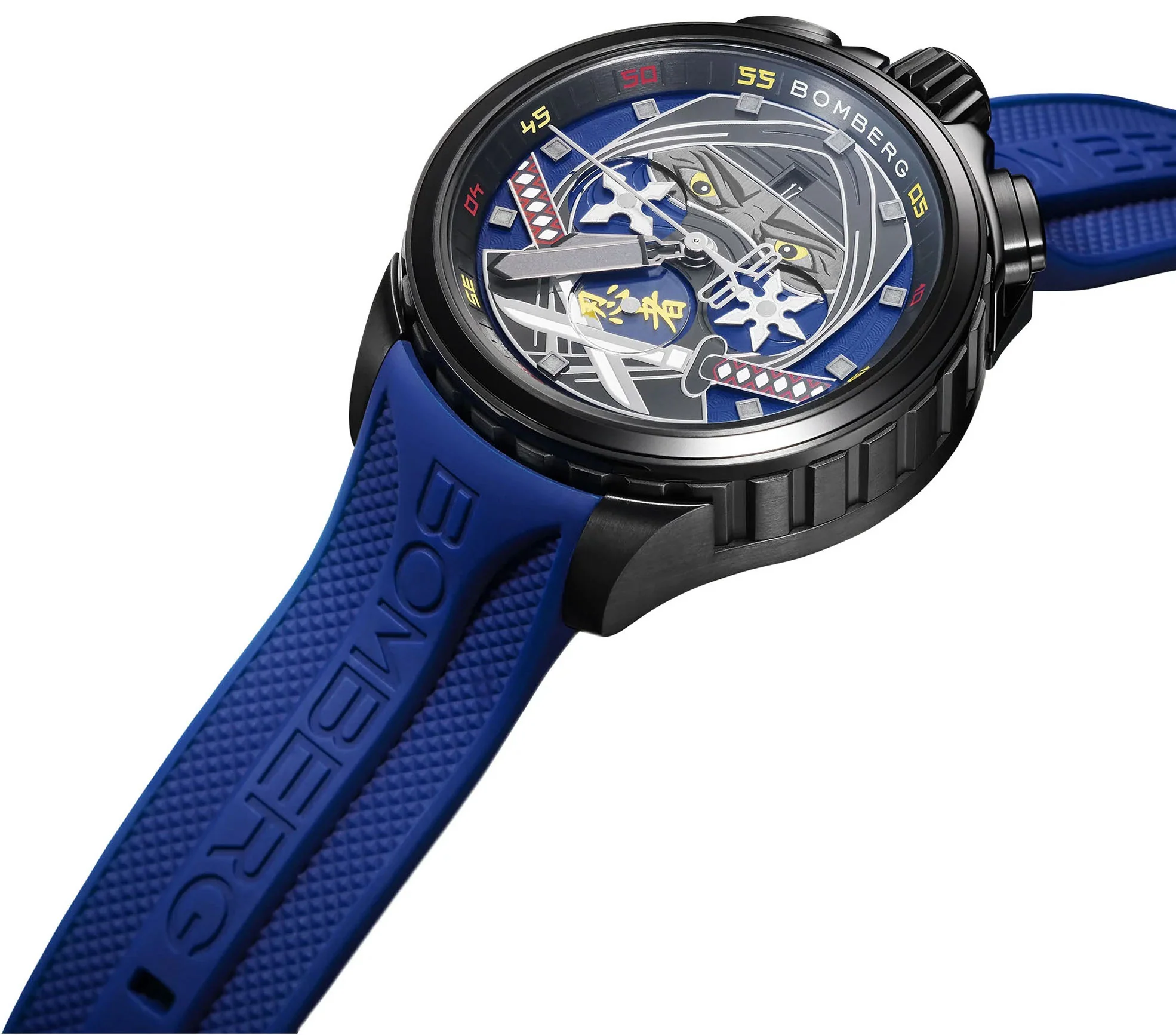 Bomberg Bolt-68 Ninja Blue Limited Edition Watch - Image 4