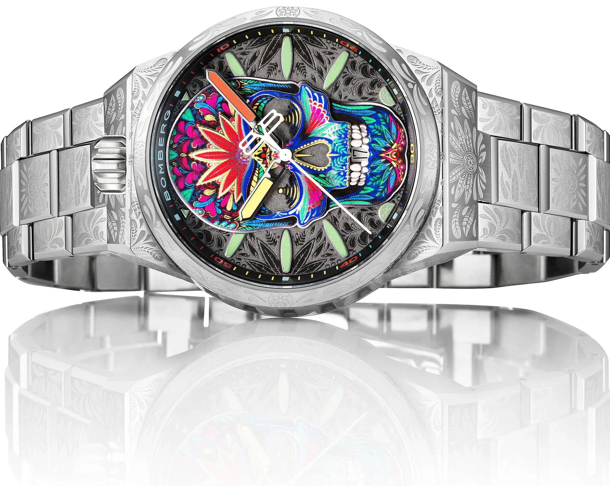 Bomberg Bolt-68 Neo Tattooed Skul II Limited Edition Watch - Image 2