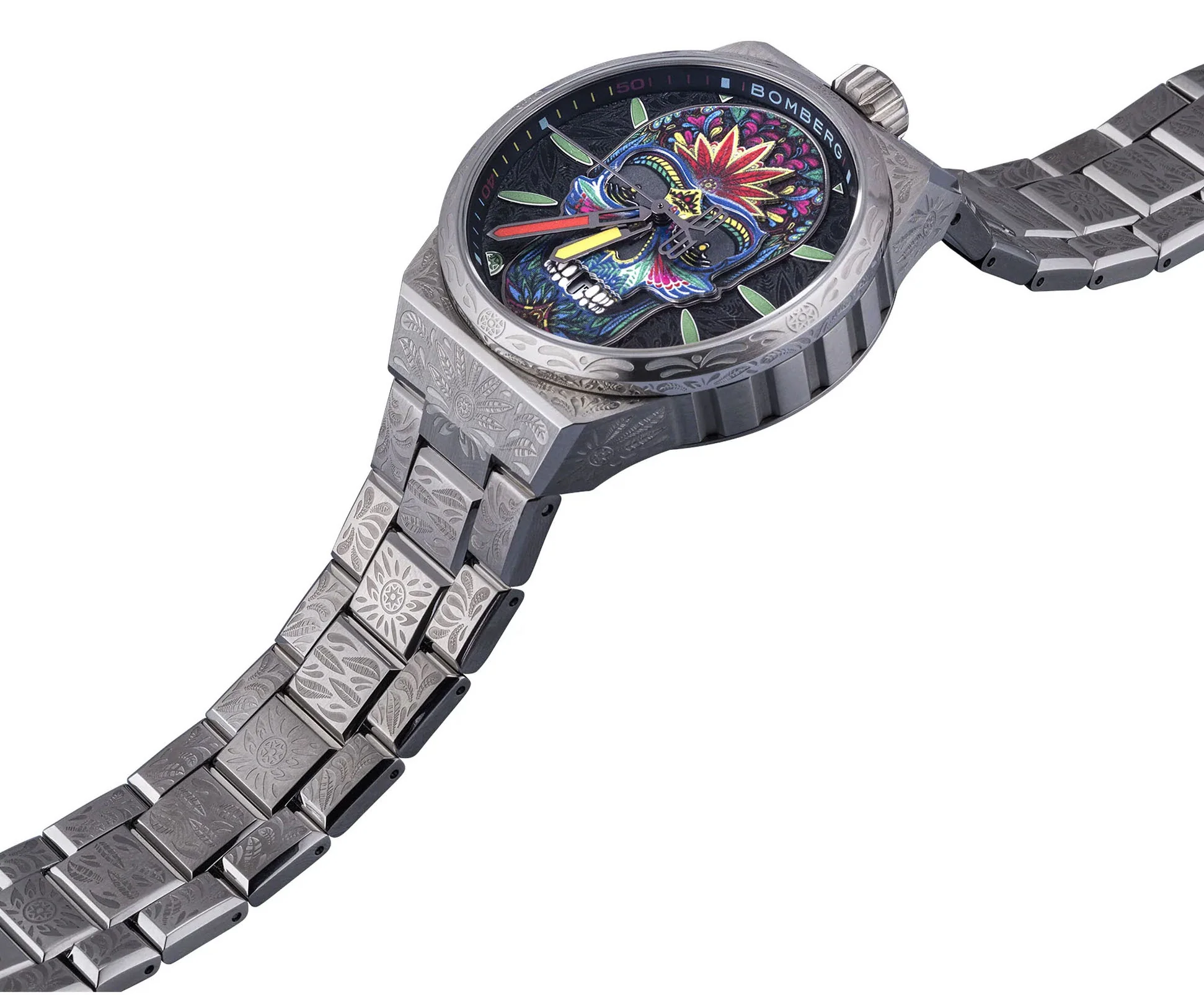 Bomberg Bolt-68 Neo Tattooed Skul II Limited Edition Watch - Image 3