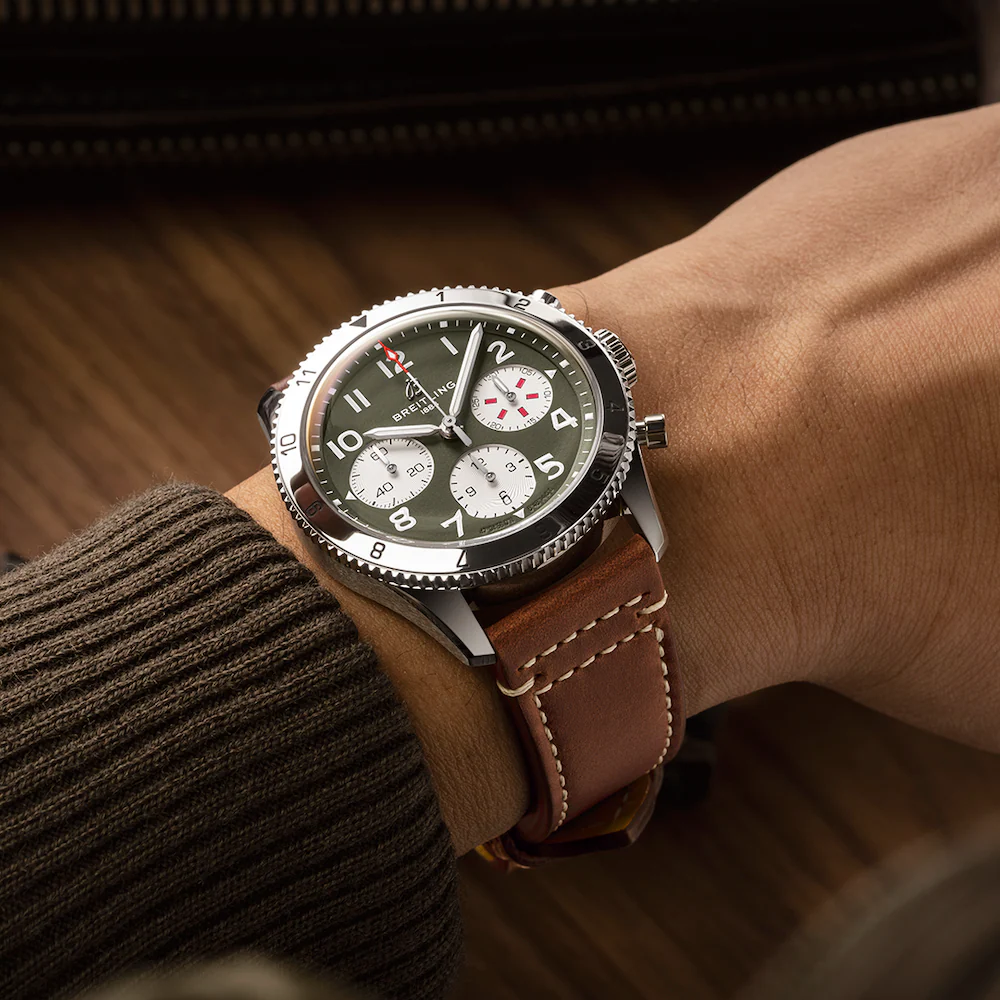 Breitling Classic AVI Chronograph 42 Curtiss Warhawk Watch - Image 5