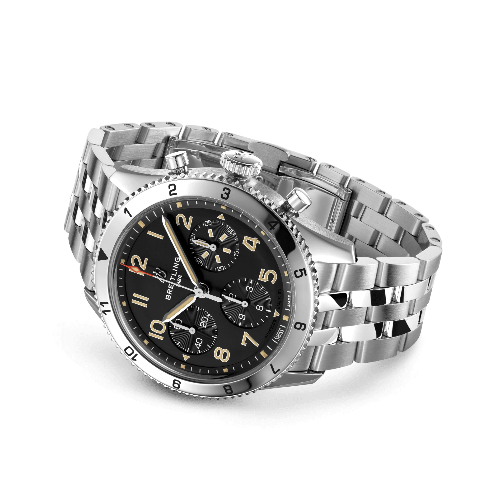 Breitling Classic AVI Chronograph 42 P-51 Mustang Bracelet Watch - Image 3
