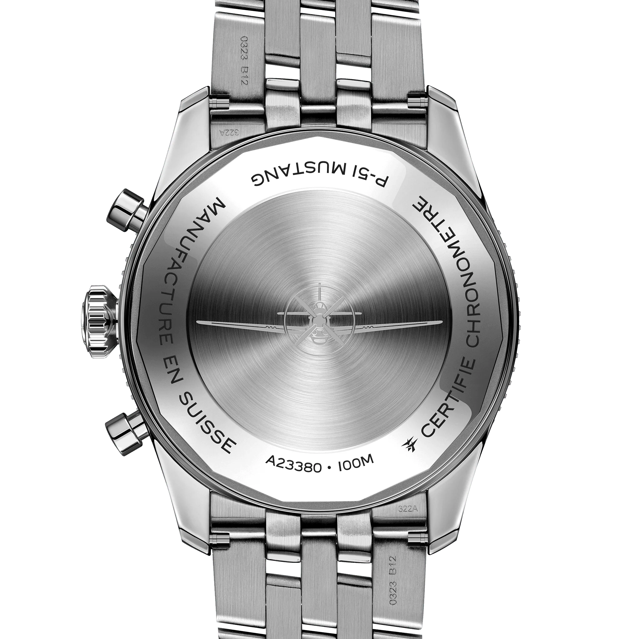 Breitling Classic AVI Chronograph 42 P-51 Mustang Bracelet Watch - Image 4