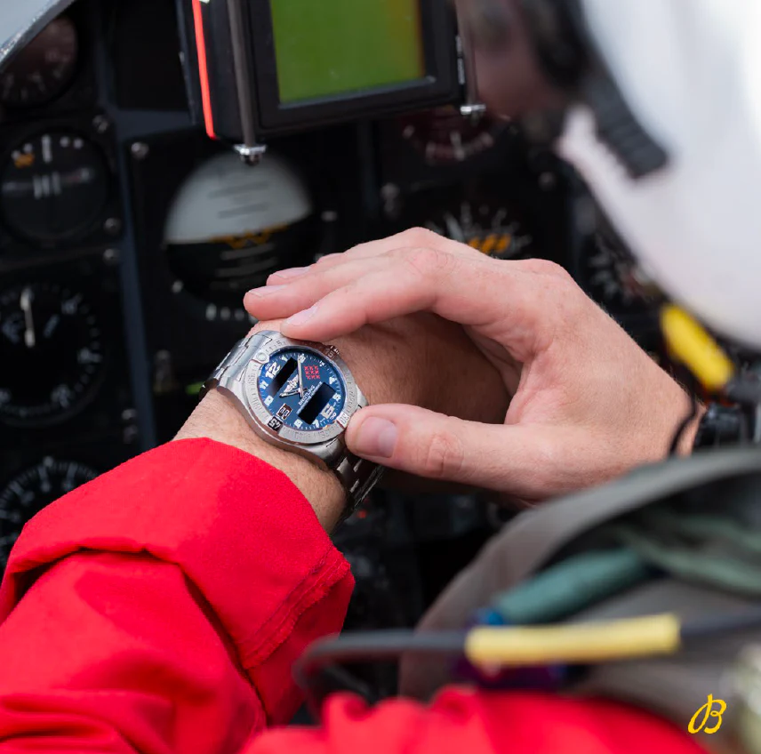 Breitling Watch Aerospace Red Arrows Titanium Bracelet Limited Edition D - Image 5
