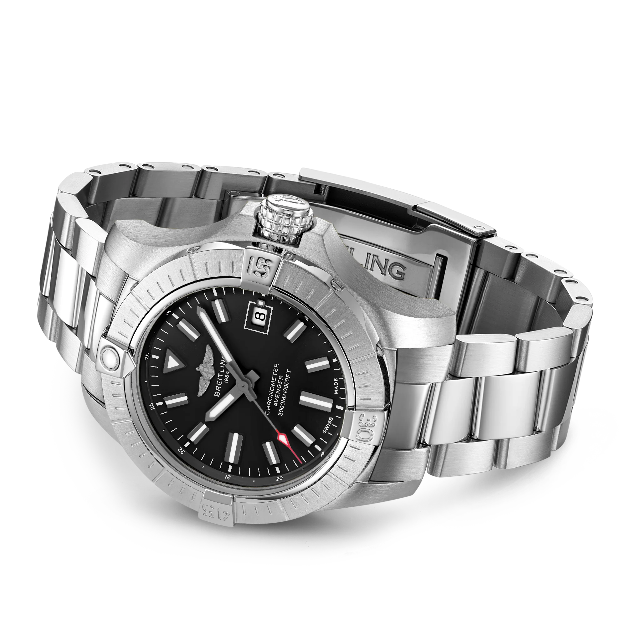Breitling Watch Avenger Automatic 45 Seawolf UK Limited Edition Bracelet D - Image 3