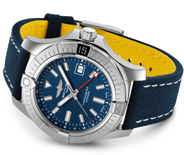 Breitling Avenger Automatic GMT 45 Leather Tang Type D - Image 4