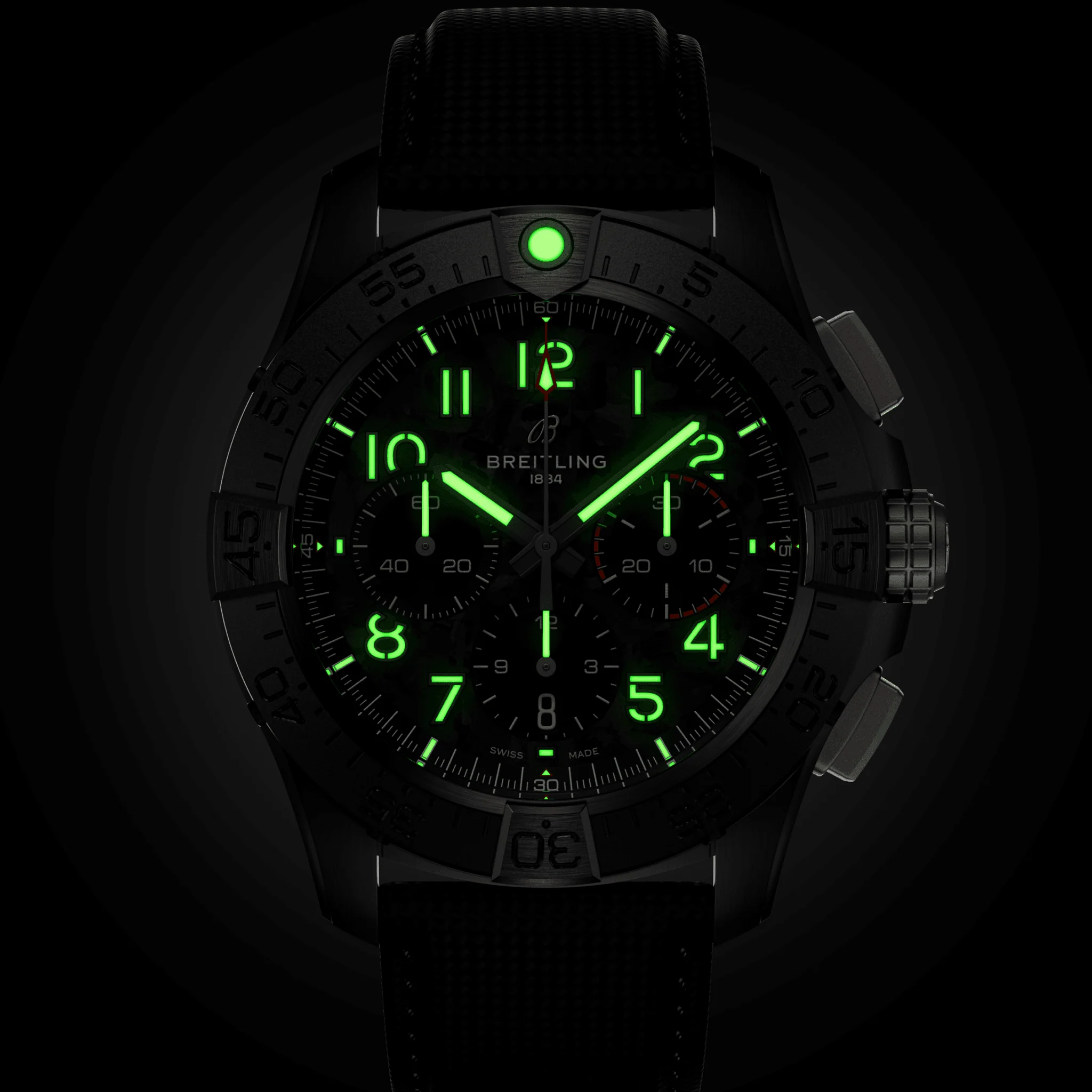 Breitling Avenger B01 Chronograph 44 Night Mission Carbon Watch - Image 6