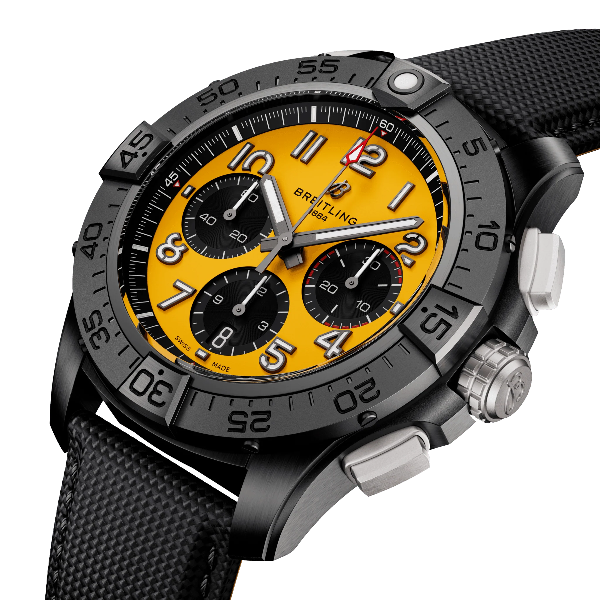 Breitling Avenger B01 Chronograph 44 Night Mission Yellow Watch - Image 2