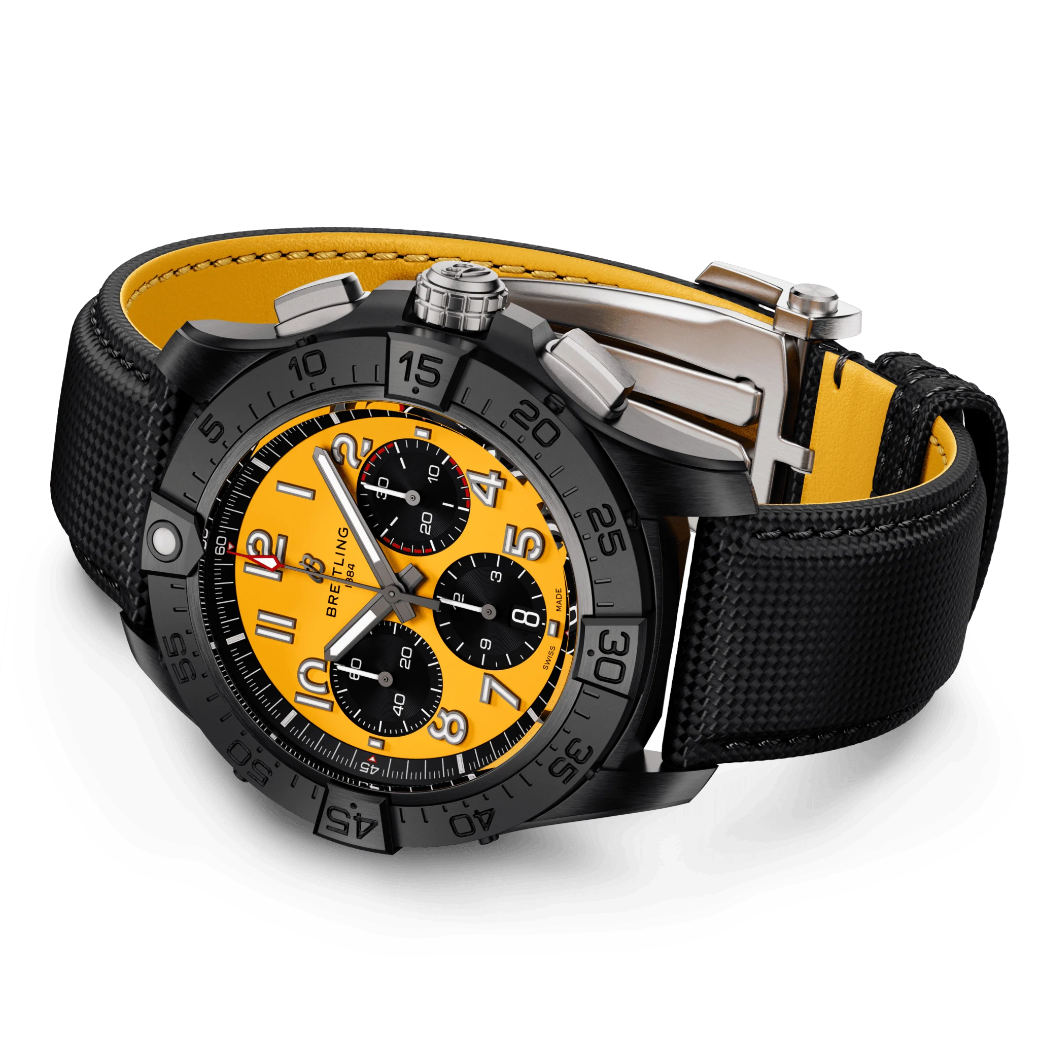 Breitling Avenger B01 Chronograph 44 Night Mission Yellow Watch - Image 3
