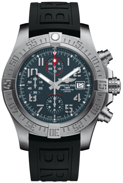 Breitling Watch Avenger Bandit Titanium Grey Diver Pro III Tang Type