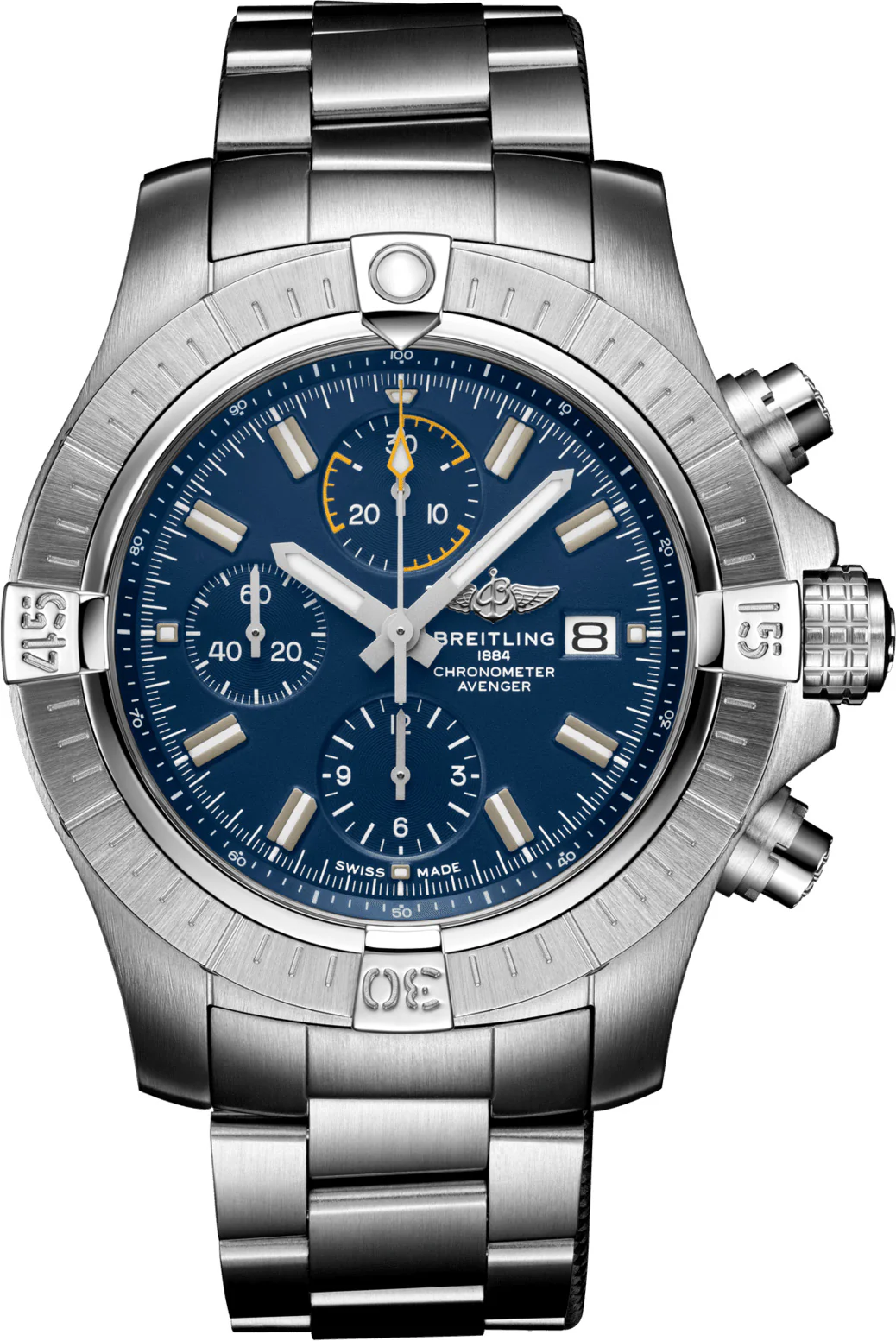 Breitling Watch Avenger Chronograph 45 Blue Bracelet D