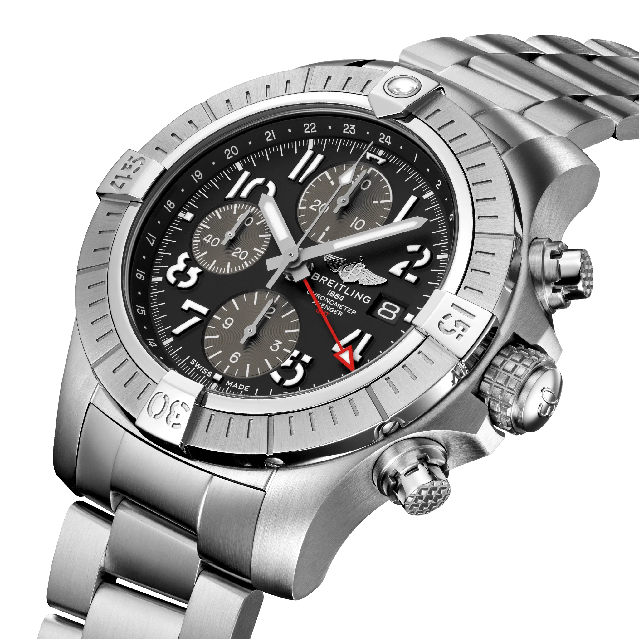 Breitling Avenger Chronograph GMT 45 Watch - Image 2