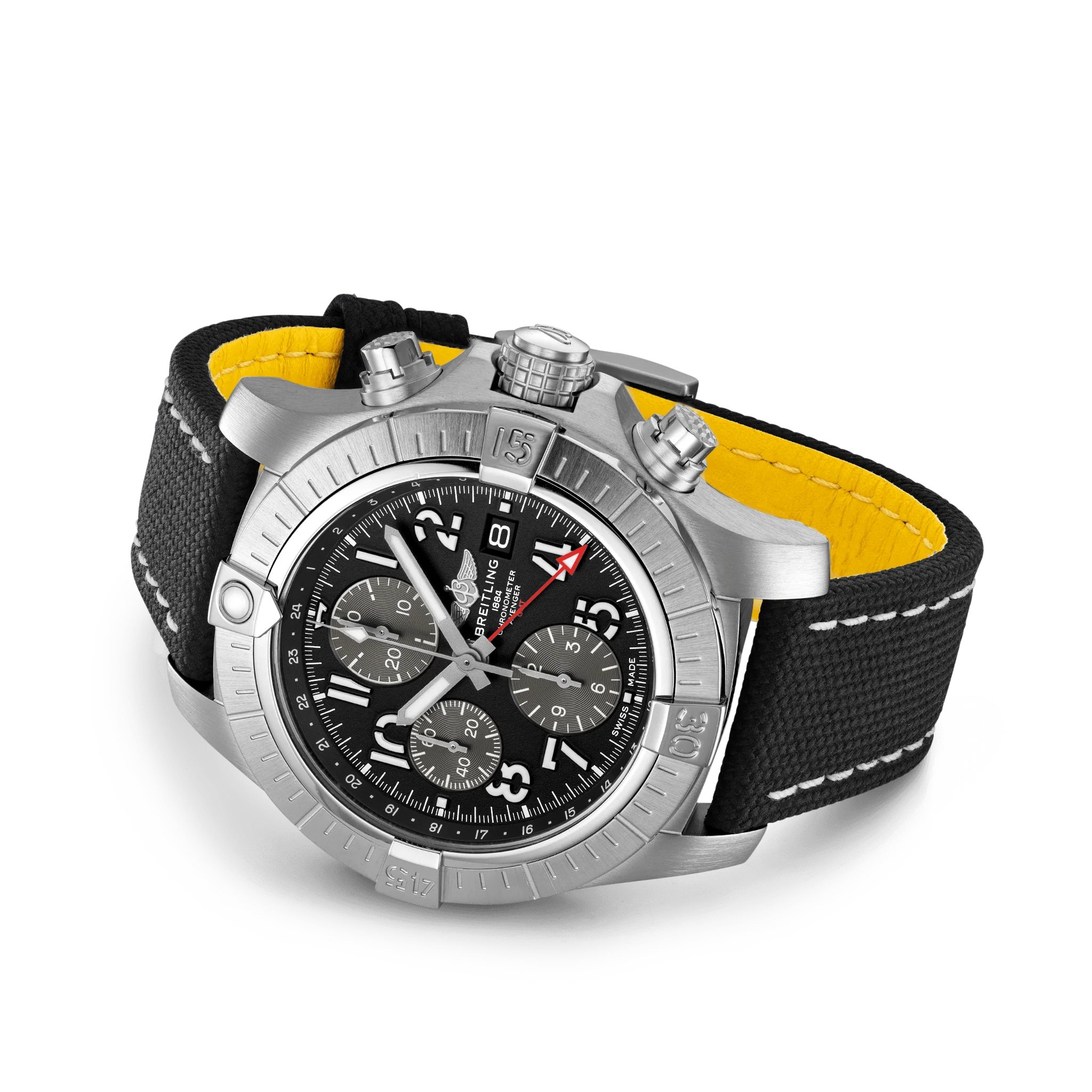 Breitling Avenger Chronograph GMT 45 Folding Clasp Watch - Image 3