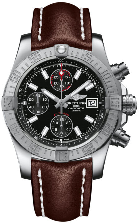 Breitling Watch Avenger II Steel Volcano Black