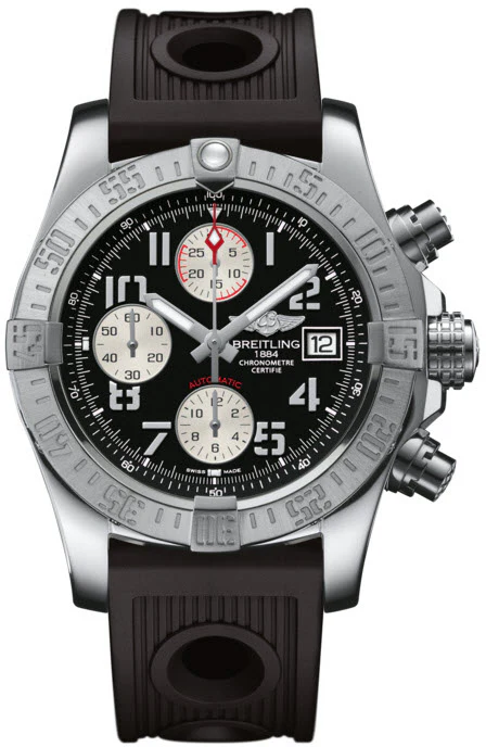 Breitling Watch Avenger II Steel Volcano Black