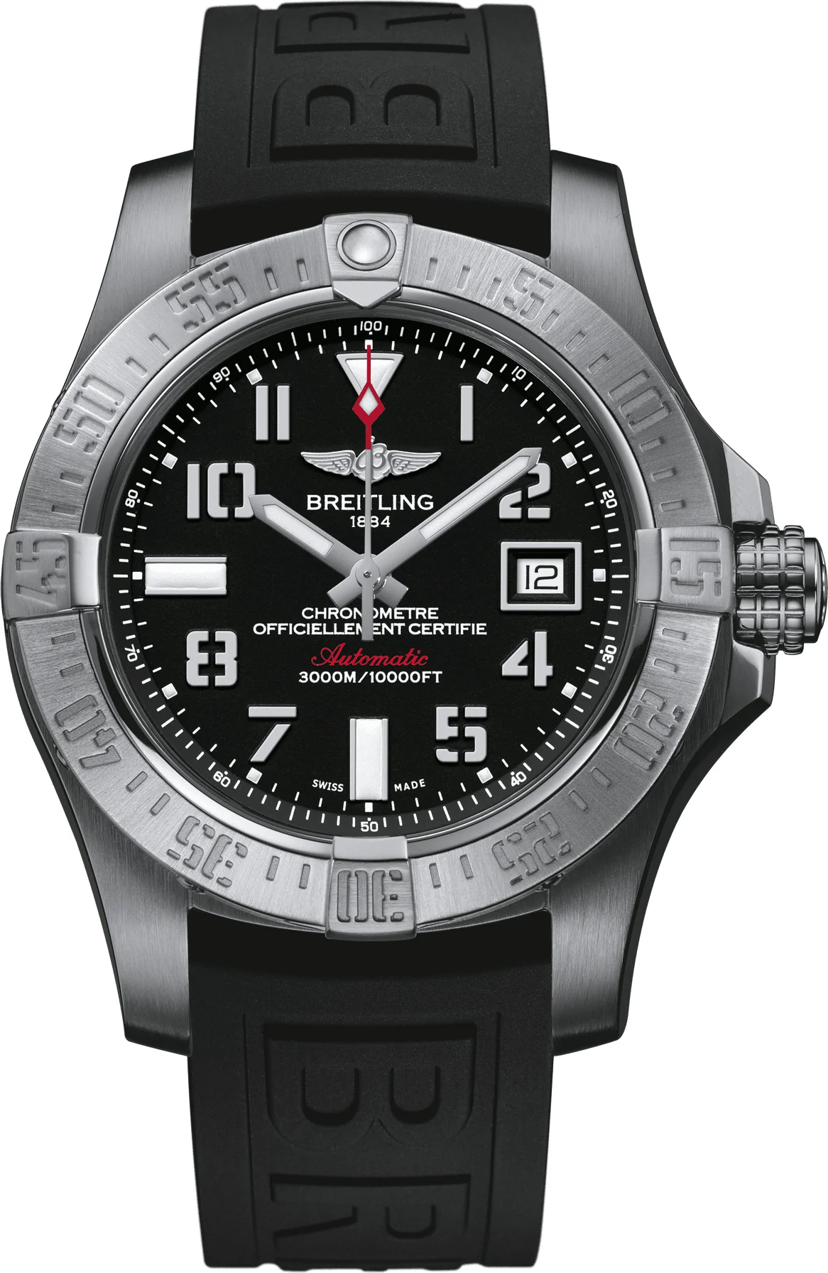 Breitling Watch Avenger II Seawolf Volcano Black