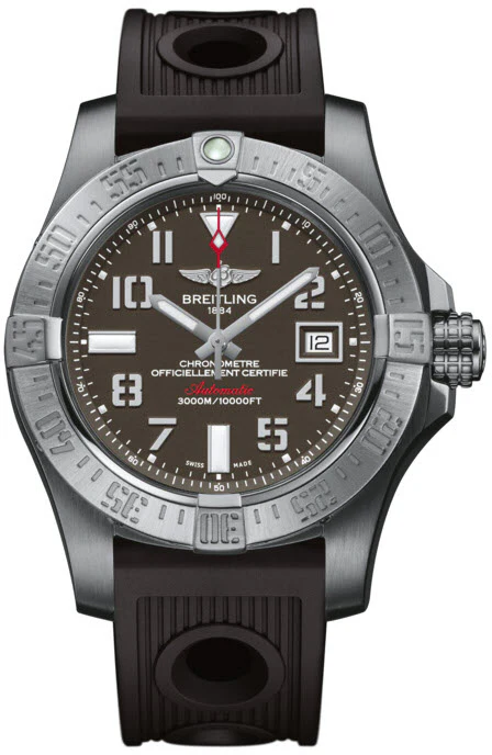 Breitling Watch Avenger Seawolf Tungsten Grey