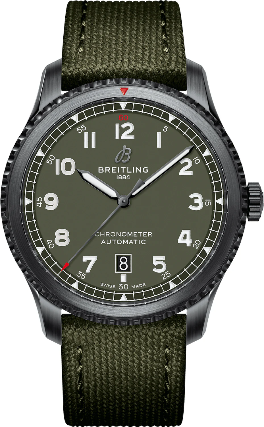 Breitling Watch Aviator 8 Automatic 41 DLC Curtiss Warhawk