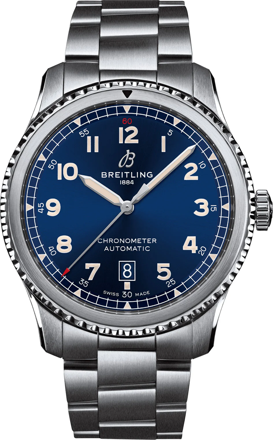 Breitling Watch Aviator 8 Automatic 41 Steel Bracelet
