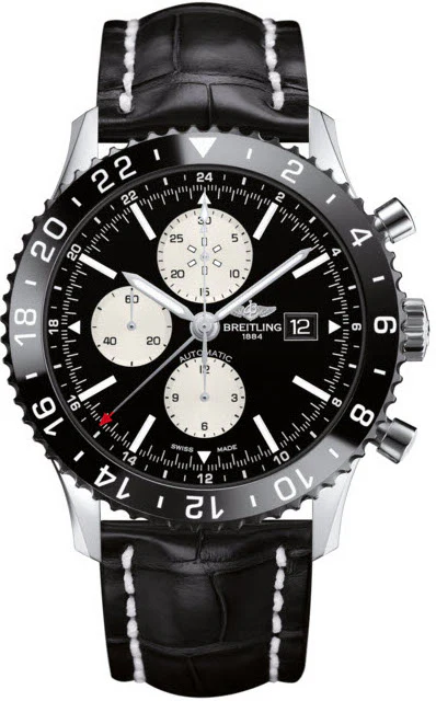 Breitling Watch Chronoliner Steel Black