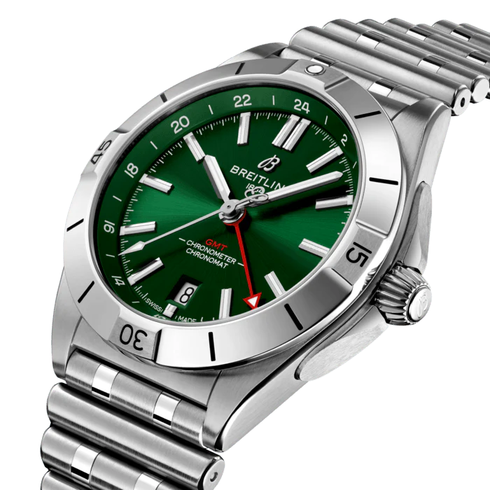 Breitling Chronomat Automatic GMT 40 Green Watch - Image 2