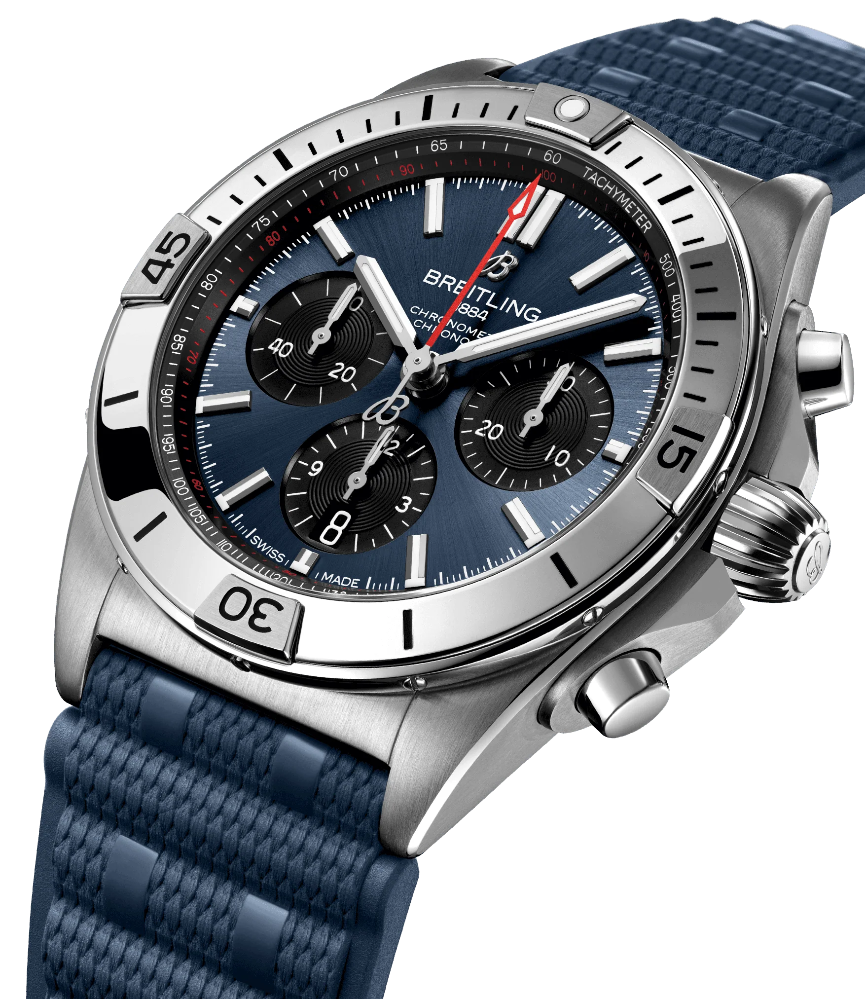 Breitling Chronomat B01 42 Blue Watch - Image 3