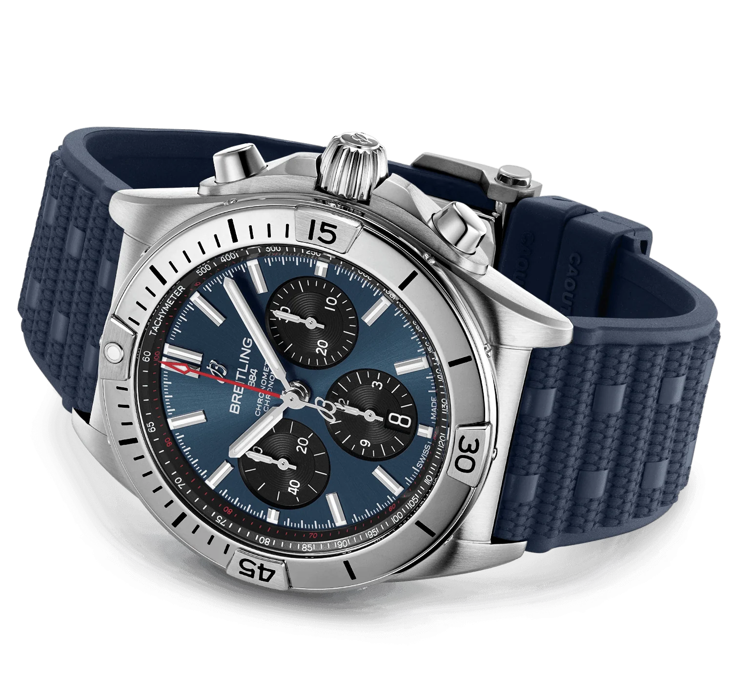 Breitling Chronomat B01 42 Blue Watch - Image 4