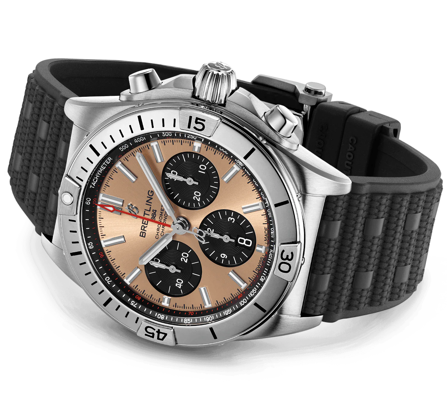Breitling Chronomat B01 42 Gold Watch - Image 4