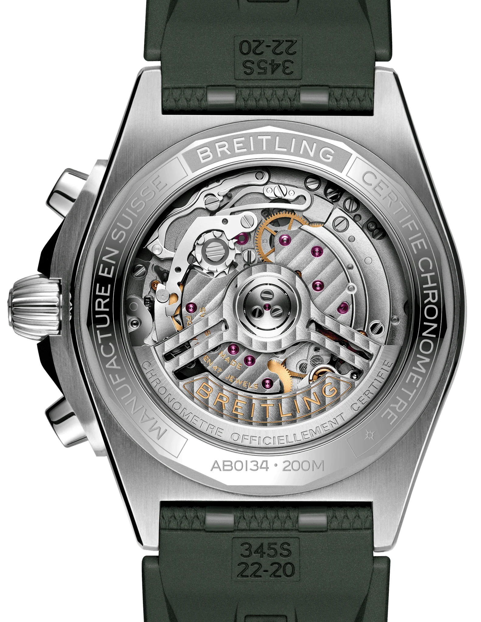Breitling Chronomat B01 42 Green Watch - Image 3