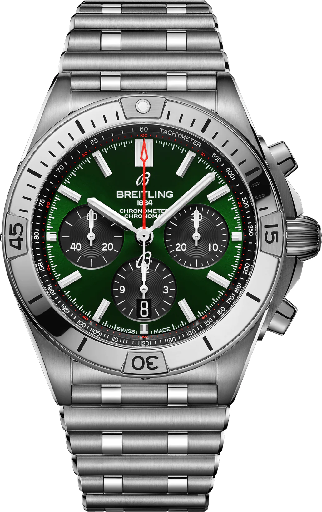 Breitling Chronomat B01 42 Bentley Green Bracelet Watch