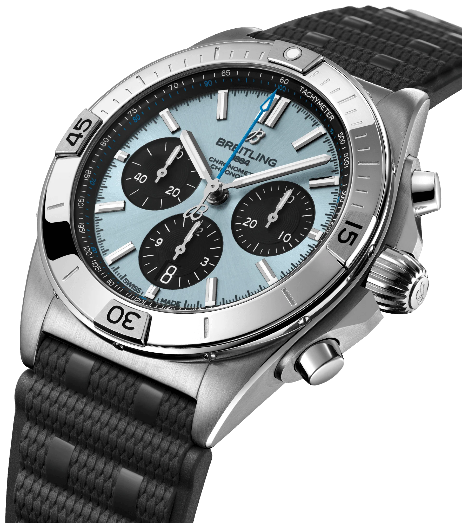 Breitling Chronomat B01 42 Light Blue Watch - Image 2