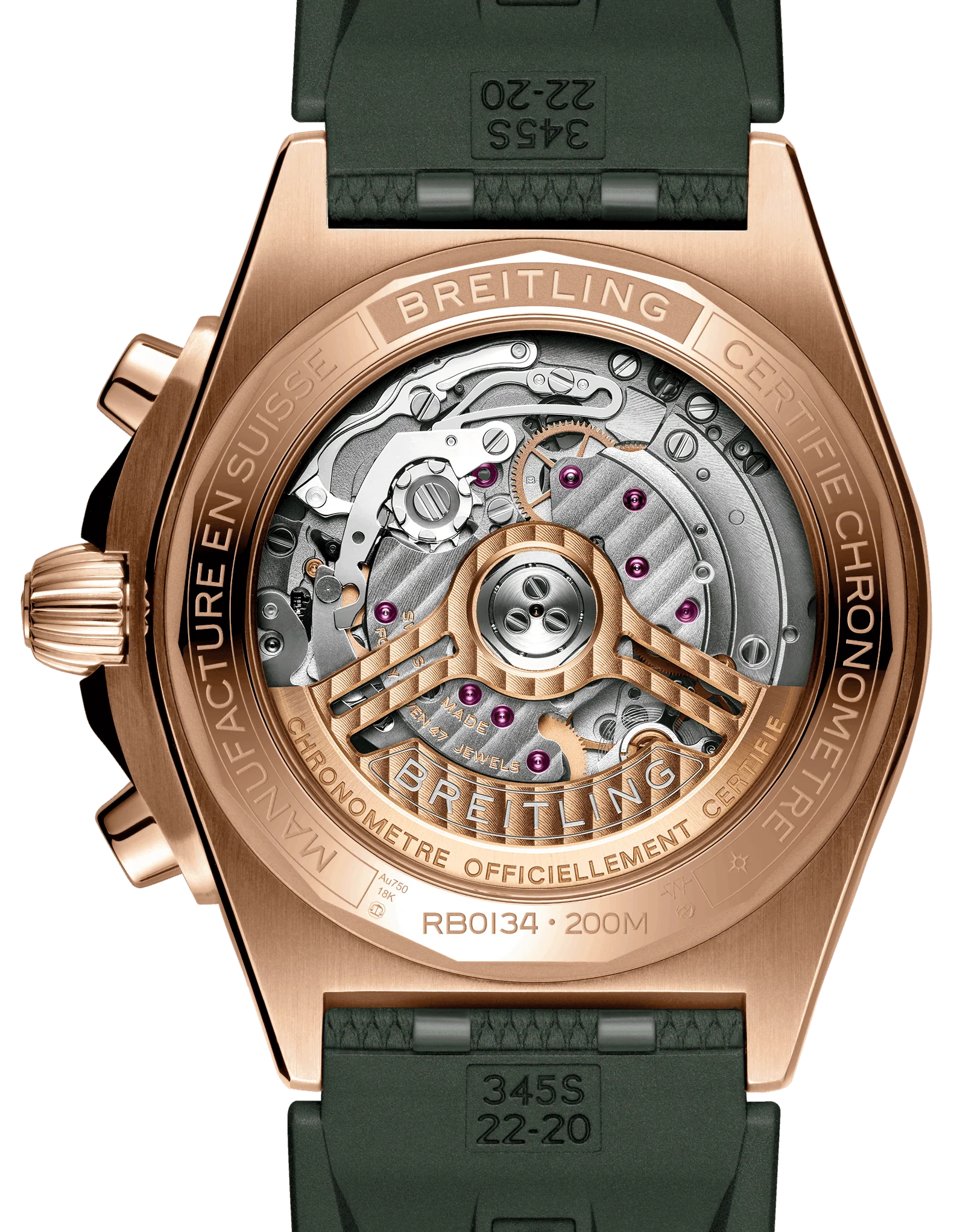 Breitling Chronomat B01 42 Green Watch - Image 3