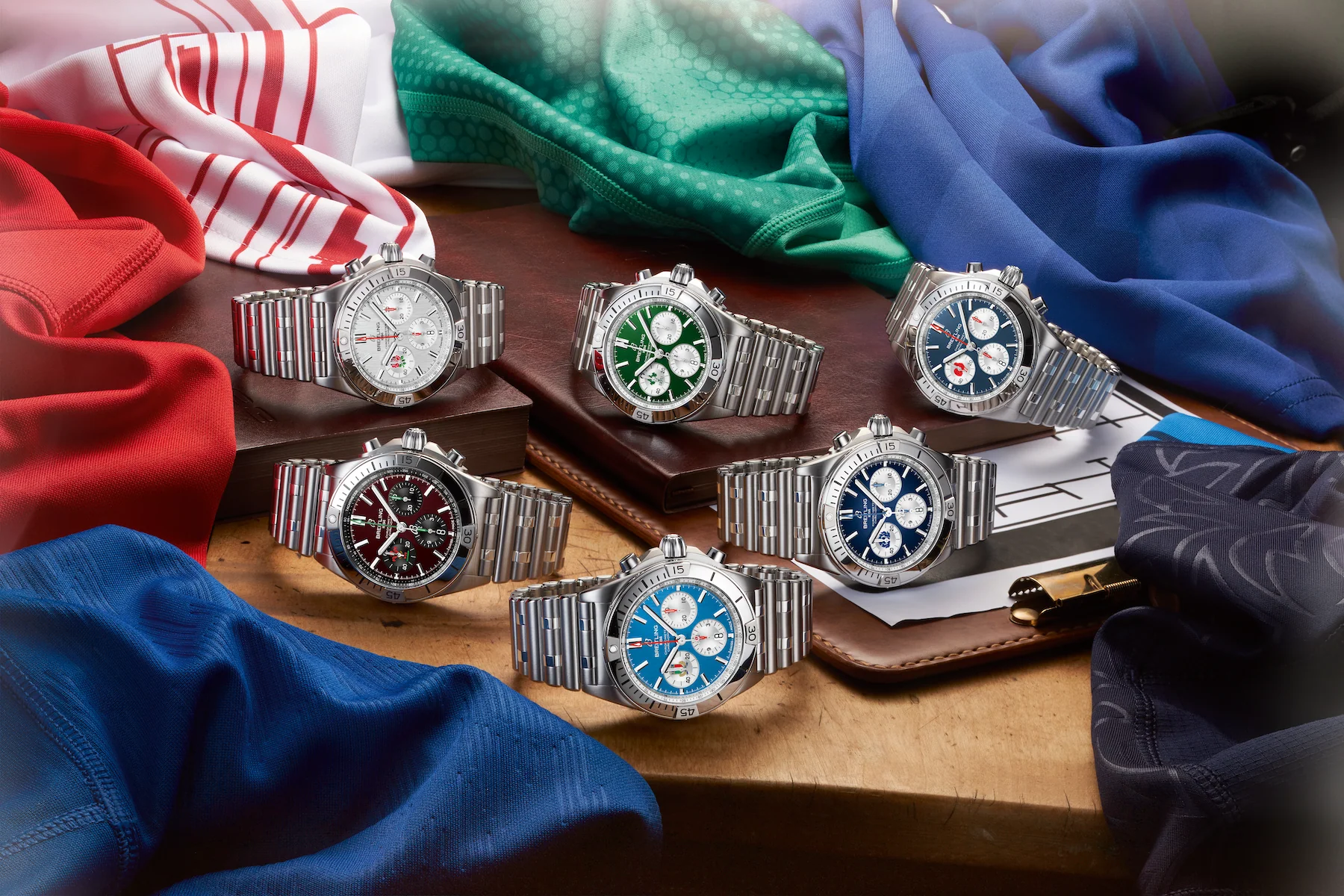 Breitling Chronomat B01 42 Six Nations Wales Limited Edition Watch - Image 4