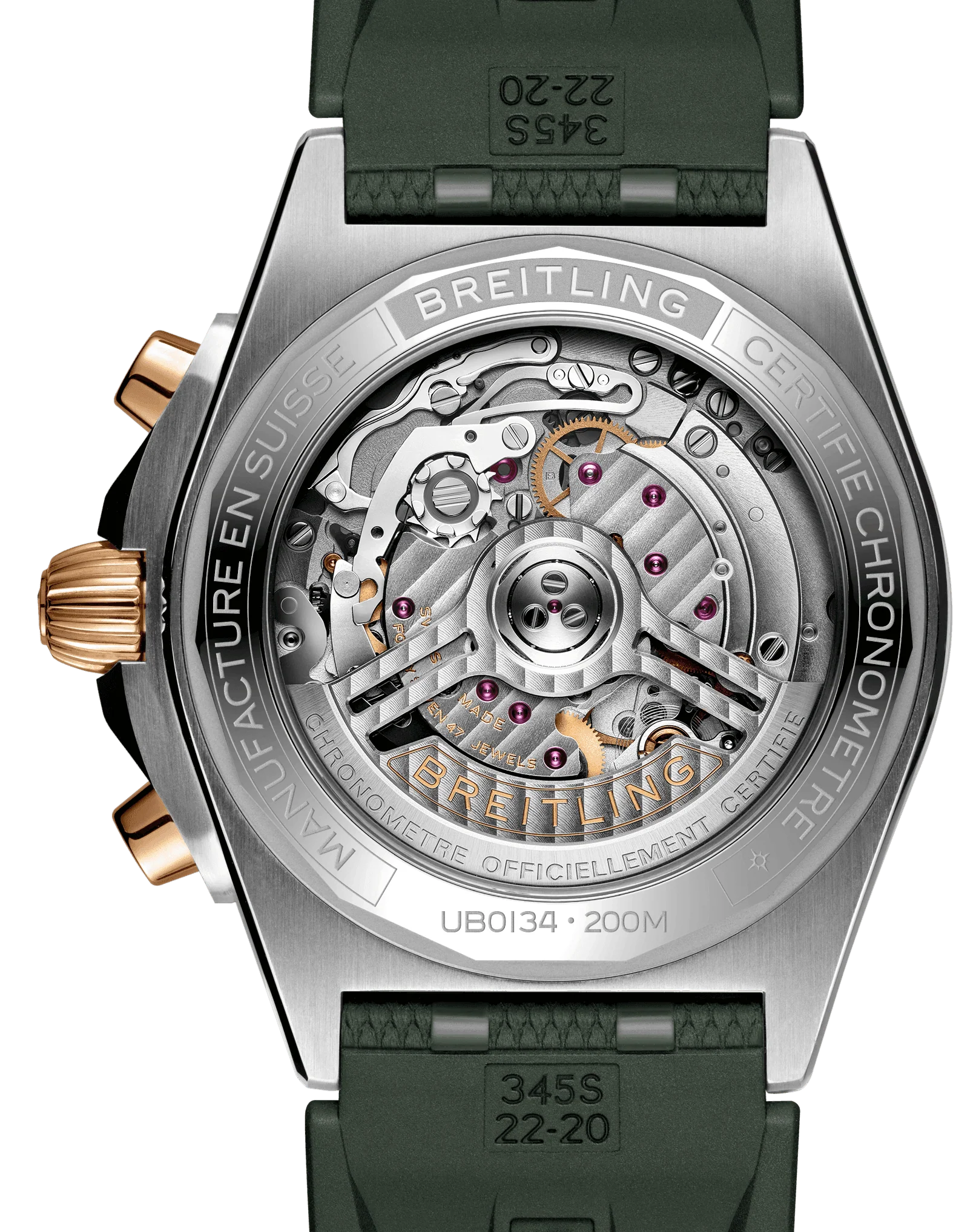 Breitling Chronomat B01 42 Green Watch - Image 3