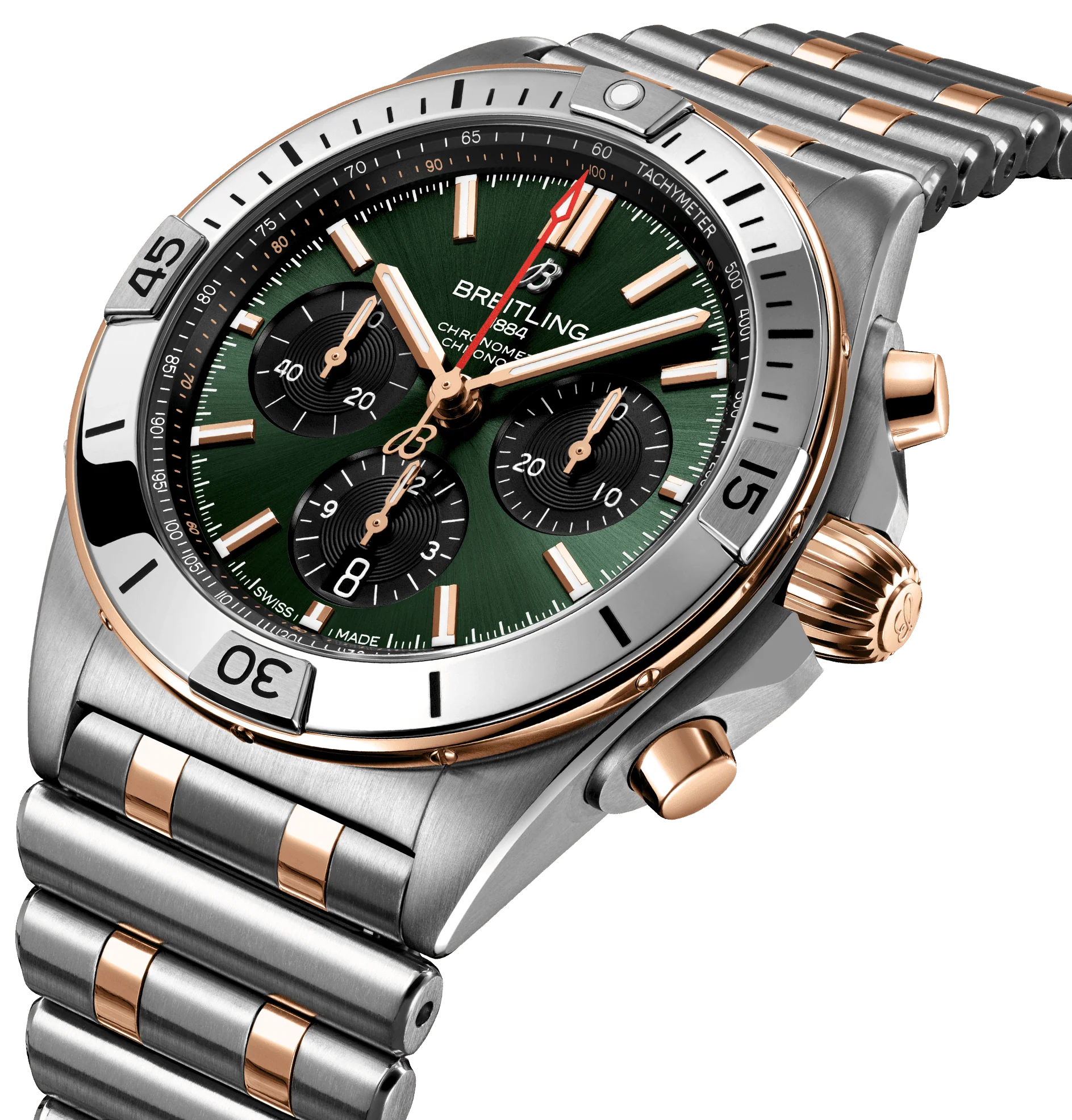 Breitling Chronomat B01 42 Green Watch - Image 2