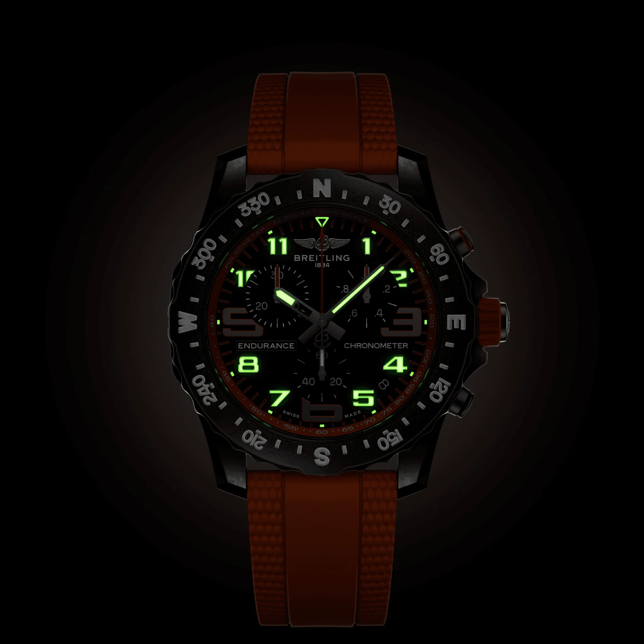 Breitling Endurance Pro 44 Orange Watch - Image 2