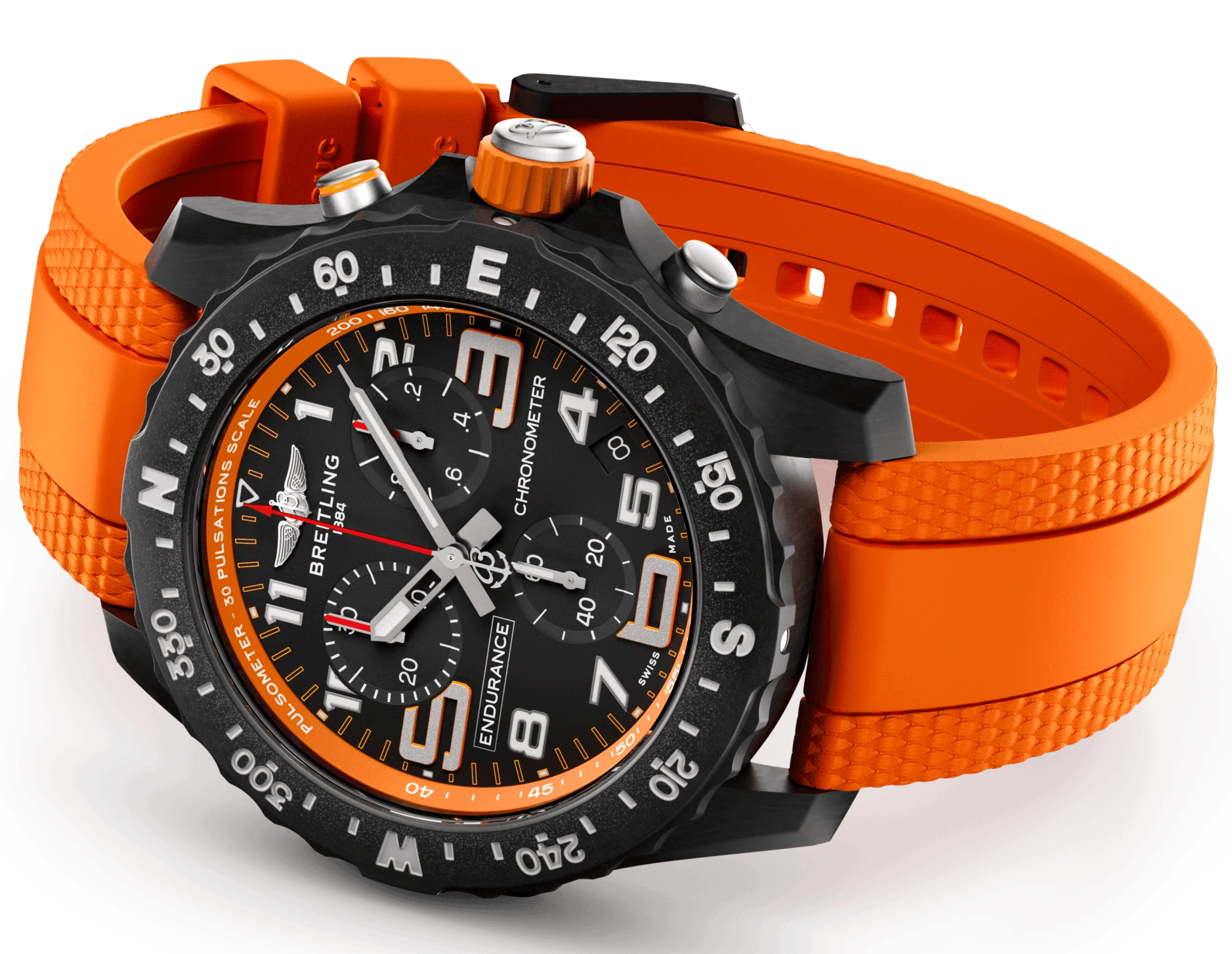 Breitling Endurance Pro 44 Orange Watch - Image 5