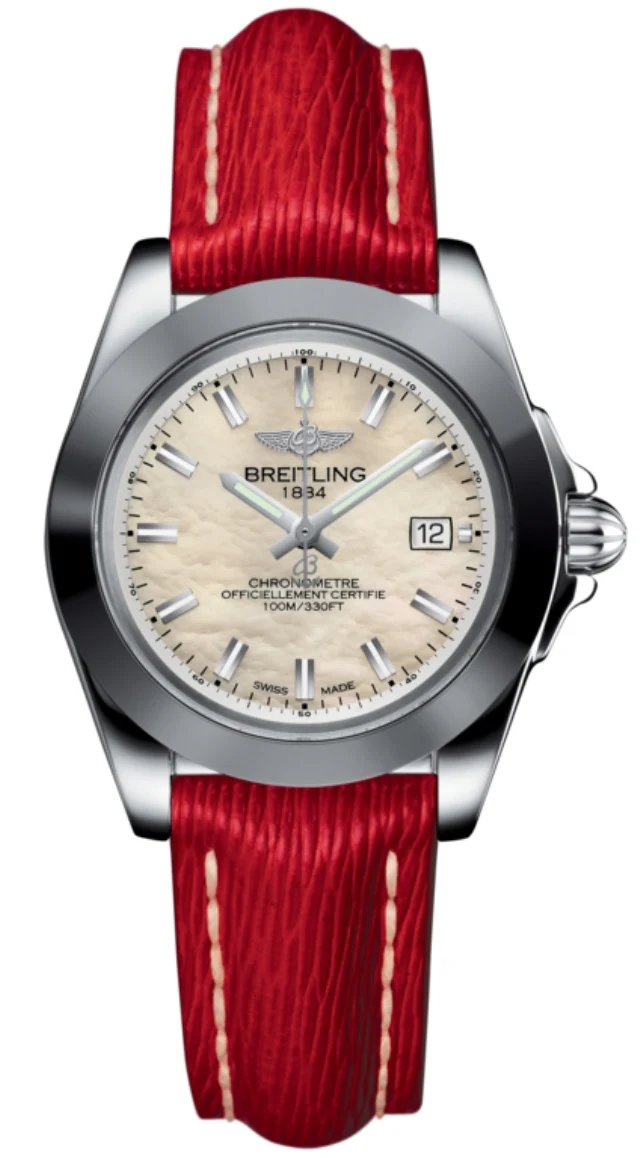 Breitling Watch Galactic 32 Sleek Edition Mother of Pearl